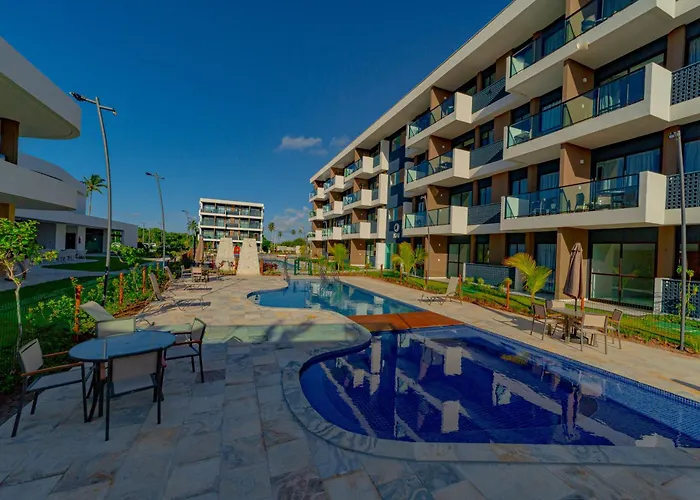 Flat Luxo Na Praia De Muro Alto - Makia Experience Pôrto das Galinhas